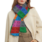 Building Blocks Toy Pattern Print Scarf