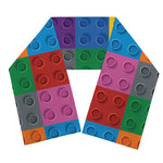Building Blocks Toy Pattern Print Scarf