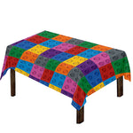 Building Blocks Toy Pattern Print Tablecloth