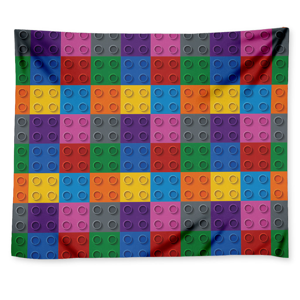 Building Blocks Toy Pattern Print Tapestry