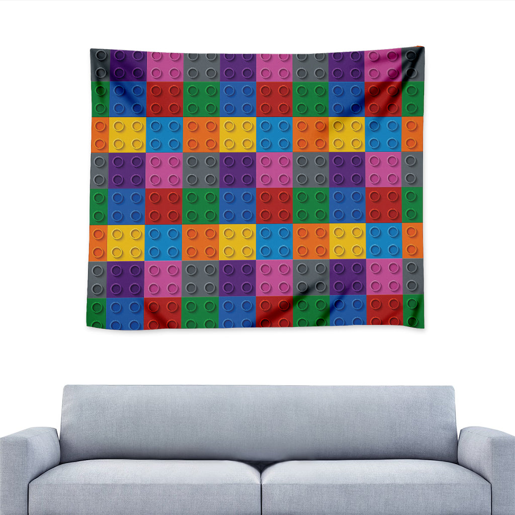 Building Blocks Toy Pattern Print Tapestry