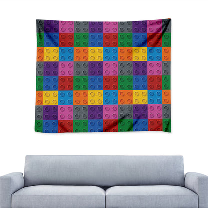 Building Blocks Toy Pattern Print Tapestry
