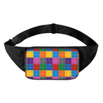 Building Blocks Toy Pattern Print Waist Bag