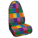 Building Blocks Toy Pattern Print Waterproof Car Seat Cover