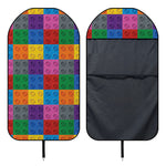 Building Blocks Toy Pattern Print Waterproof Car Seat Cover