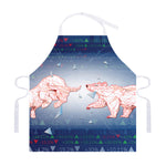 Bull And Bear Stock Market Print Adjustable Apron