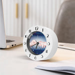 Bull And Bear Stock Market Print Alarm Clock
