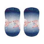 Bull And Bear Stock Market Print Bar Stool Covers