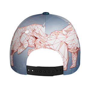 Bull And Bear Stock Market Print Baseball Cap