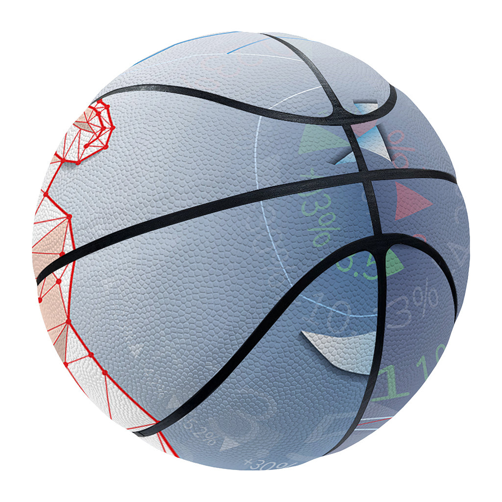 Bull And Bear Stock Market Print Basketball