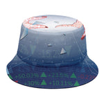 Bull And Bear Stock Market Print Bucket Hat