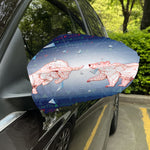 Bull And Bear Stock Market Print Car Side Mirror Covers