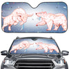 Bull And Bear Stock Market Print Car Windshield Sun Shade