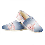 Bull And Bear Stock Market Print Casual Shoes