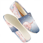 Bull And Bear Stock Market Print Casual Shoes