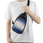 Bull And Bear Stock Market Print Chest Bag