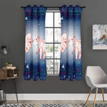 Bull And Bear Stock Market Print Curtain