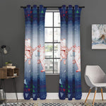 Bull And Bear Stock Market Print Curtain