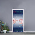 Bull And Bear Stock Market Print Door Sticker