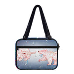 Bull And Bear Stock Market Print Double Strap Bible Bag