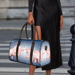 Bull And Bear Stock Market Print Duffle Bag