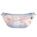 Bull And Bear Stock Market Print Fanny Pack