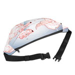 Bull And Bear Stock Market Print Fanny Pack