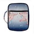 Bull And Bear Stock Market Print Front Pocket Bible Bag