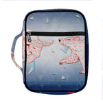 Bull And Bear Stock Market Print Front Pocket Bible Bag