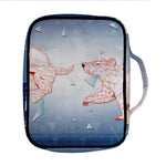 Bull And Bear Stock Market Print Front Pocket Bible Bag