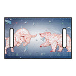 Bull And Bear Stock Market Print Golf Cart Seat Cover