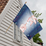 Bull And Bear Stock Market Print House Flag