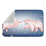 Bull And Bear Stock Market Print Indoor Door Mat