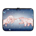 Bull And Bear Stock Market Print Laptop Sleeve