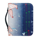 Bull And Bear Stock Market Print Leather Bible Cover