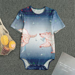 Bull And Bear Stock Market Print Men's Bodysuit