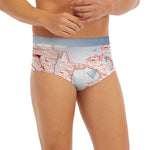 Bull And Bear Stock Market Print Men's Briefs