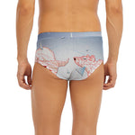 Bull And Bear Stock Market Print Men's Briefs