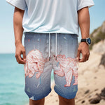 Bull And Bear Stock Market Print Men's Cargo Shorts