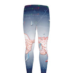 Bull And Bear Stock Market Print Men's leggings