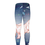 Bull And Bear Stock Market Print Men's leggings