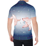 Bull And Bear Stock Market Print Men's Shirt