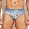 Bull And Bear Stock Market Print Men's Swim Briefs