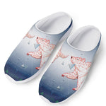 Bull And Bear Stock Market Print Mesh Casual Shoes