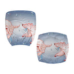 Bull And Bear Stock Market Print Office Chair Cover