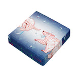 Bull And Bear Stock Market Print Outdoor Seat Cushion Cover