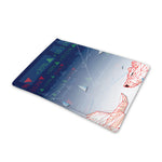 Bull And Bear Stock Market Print Pet Cooling Mat Cover