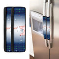 Bull And Bear Stock Market Print Refrigerator Handle Covers