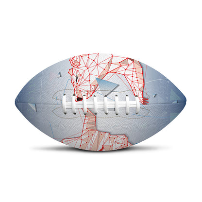 Bull And Bear Stock Market Print Rugby Ball