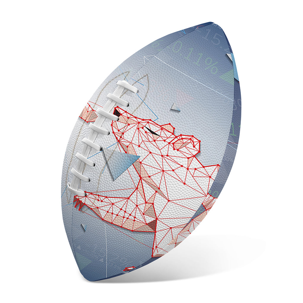 Bull And Bear Stock Market Print Rugby Ball